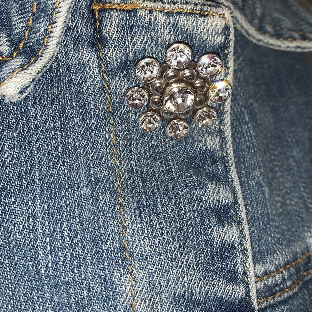 Gently Loved Brighton Denim Jacket Beautiful!! - Picture 3 of 15